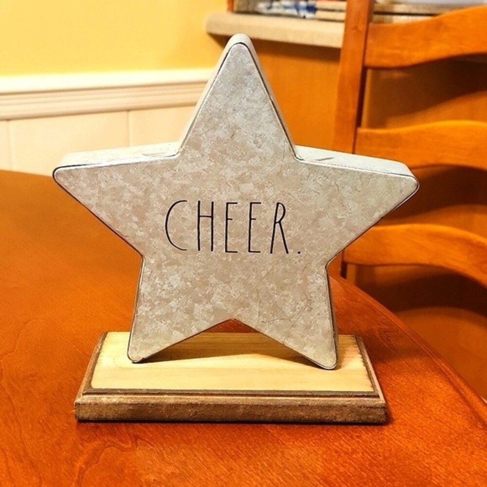 Rae Dunn "Cheer" Tin Star